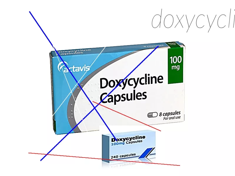 Doxycycline vente libre